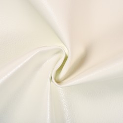 Ткань Дерматин (Кожзам) для мебели, цвет Белый (на отрез)  в Сызрани