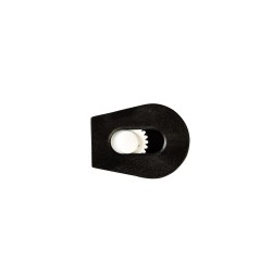 Зажим для шнура 4 мм KL  Чёрный + Белый (поштучно)  в Сызрани