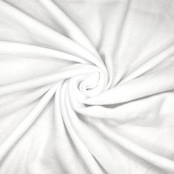 Флис Односторонний 130 гр/м2, цвет Белый (на отрез)  в Сызрани