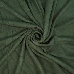 Ткань Флис Односторонний 130 гр/м2, цвет Темный хаки (на отрез)  в Сызрани