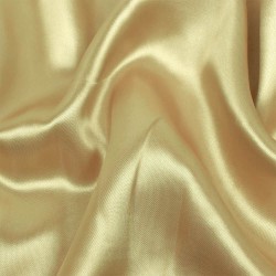 Ткань Атлас-сатин ЛЮКС, цвет Золотой (на отрез)  в Сызрани