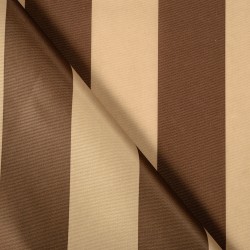 Ткань Оксфорд 300D PU, Бежево-Коричневая полоска (на отрез)  в Сызрани