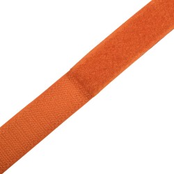 Контактная лента 25мм  Оранжевый (велькро-липучка, на отрез)  в Сызрани