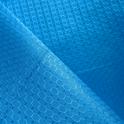 Ткань Оксфорд 300D PU Рип-Стоп СОТЫ, цвет Голубой (на отрез)  в Сызрани