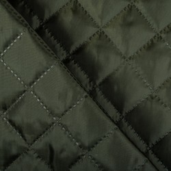 Стеганая подкладочная ткань с синтепоном (100гр/м2), цвет Хаки (на отрез)  в Сызрани
